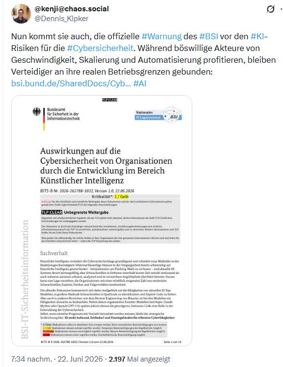 BSI-AI-Warnung
