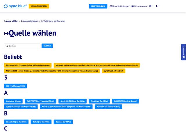 Datenquellen in nur drei Schritten synchronisieren