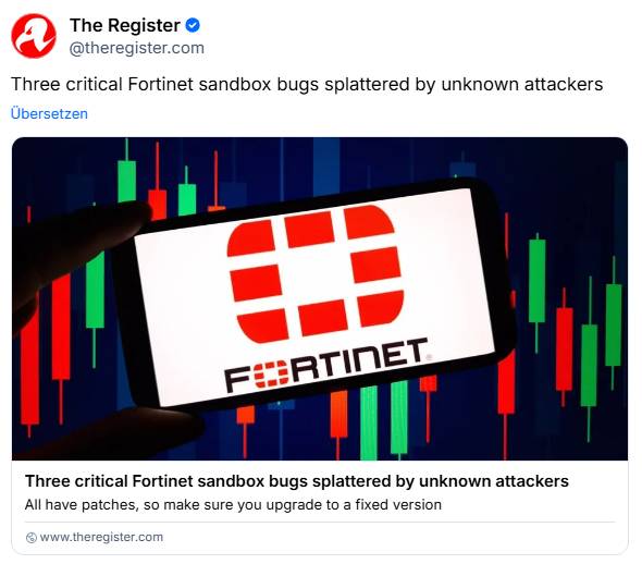 Fortinet-Schwachstellen