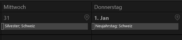 Outlook Kalender 2025-2026