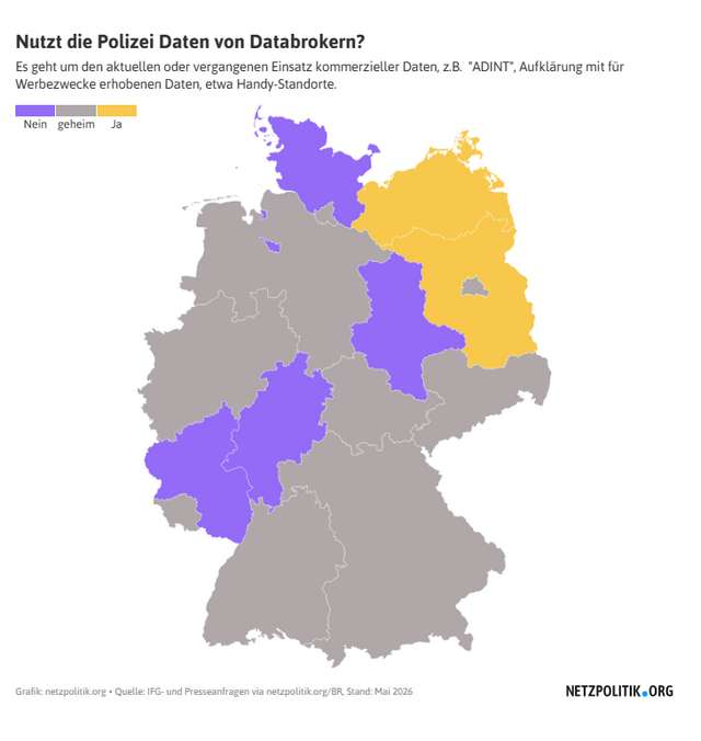 Polizei kauft bei Datenbrokern