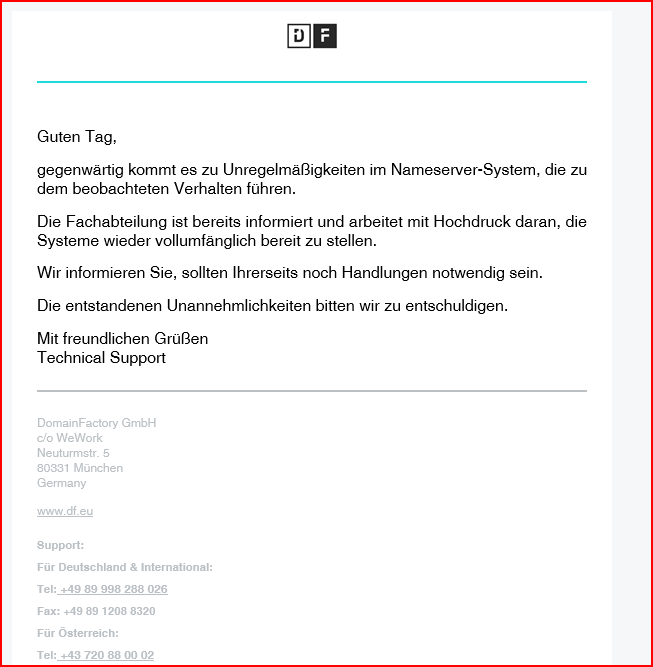 DomainFactory-Problem