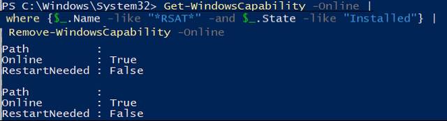 RSAT-PS-Uninstall