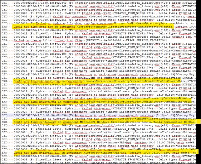 Windows 11-CBS-Log