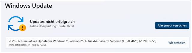 Windows 11-Update-Error