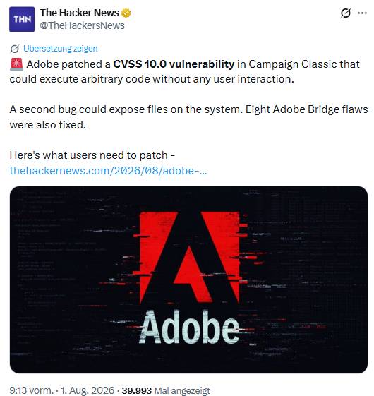 Adobe Campaigne Classic CVE-2026-48449