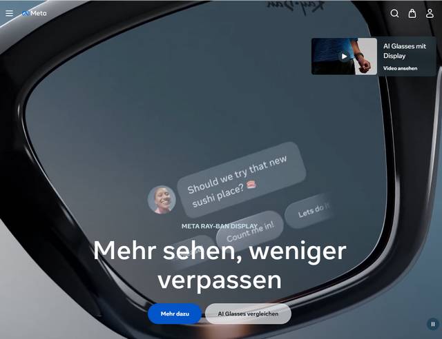 Meta Smart Glass-Promotion