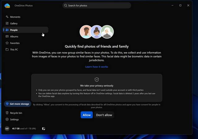 OneDrive-People AI-Face-Scan