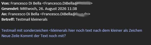 Outlook Testmail
