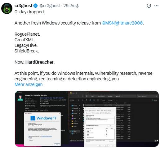 Windows 0-day HardBreacher