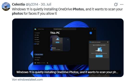 Windows 11 OneDrive Photos App