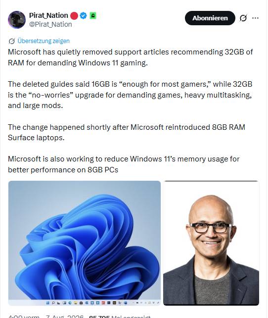Windows 11 RAM