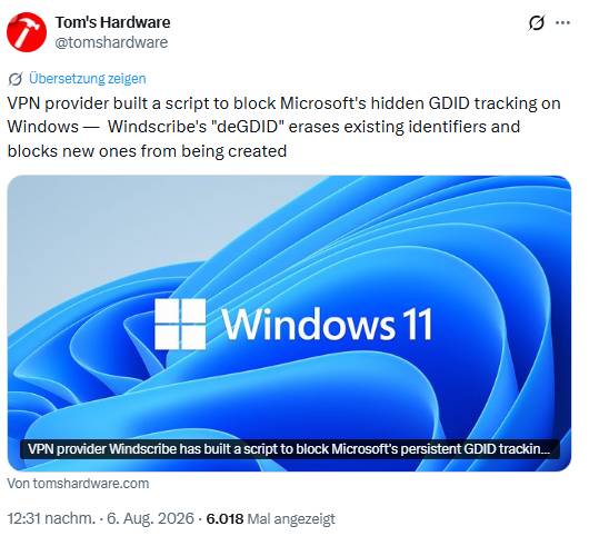 Windows deGDID