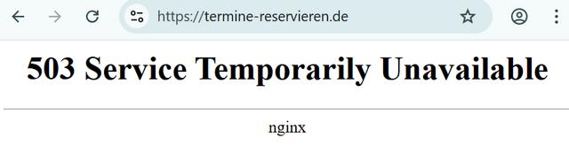 termine-reservieren.de offline