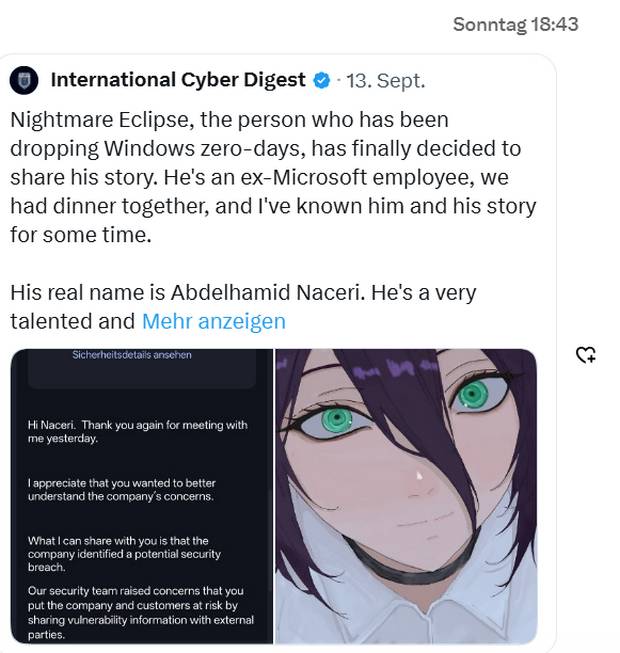 Identität von Nightmare Eclipse Nightmare Eclipse