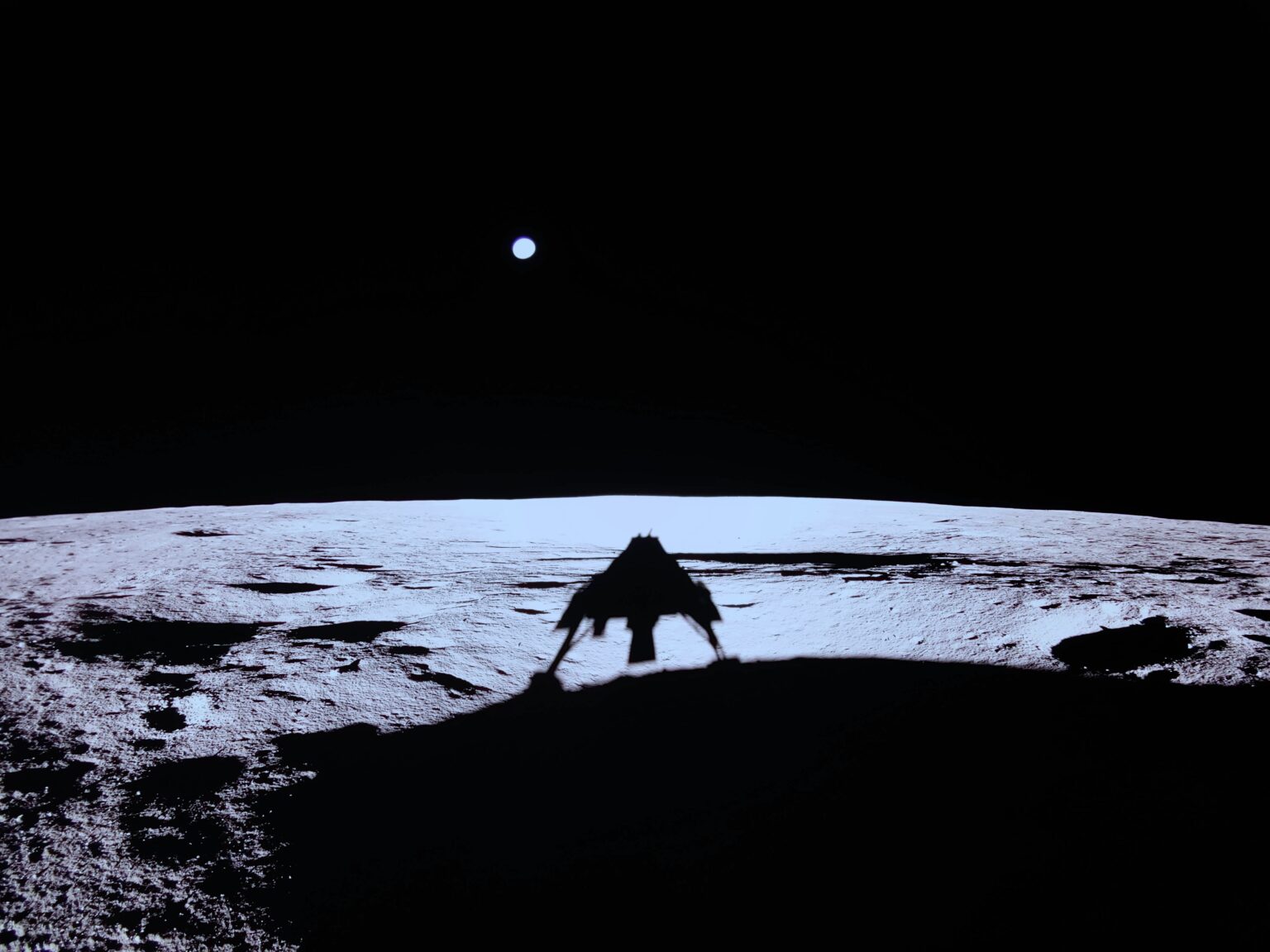 Blue Ghost auf dem Mond