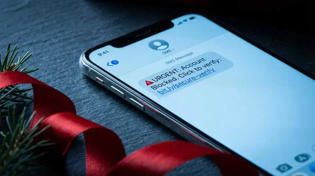 Banken warnen vor SMS-Betrug in der Weihnachtszeit