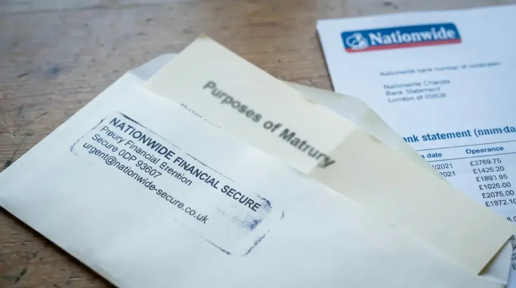 Nationwide warnt Millionen Kunden vor gefälschten Post-Briefen