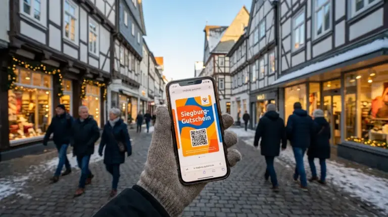 Siegburg-Gutschein treibt digitalen Weihnachtseinkauf an