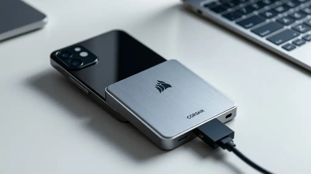 Corsair EX400U: USB4-SSD mit MagSafe für mobile Profis
