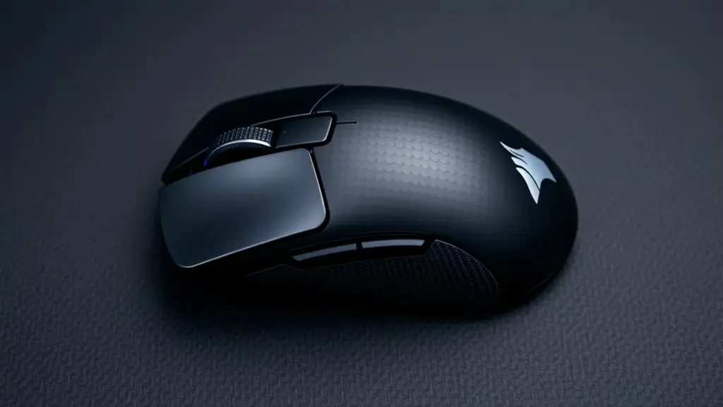 Corsair Sabre v2 Pro: Carbon-Faser-Maus setzt auf Haltbarkeit statt Minimalgewicht