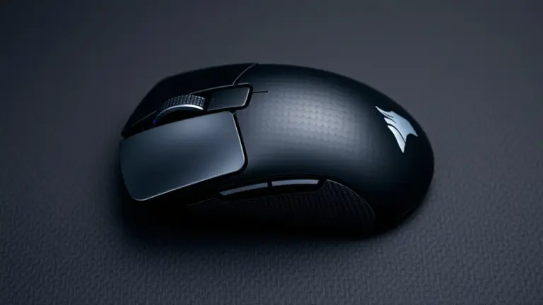 Corsair Sabre v2 Pro: Carbon-Faser-Maus setzt auf Haltbarkeit statt Minimalgewicht