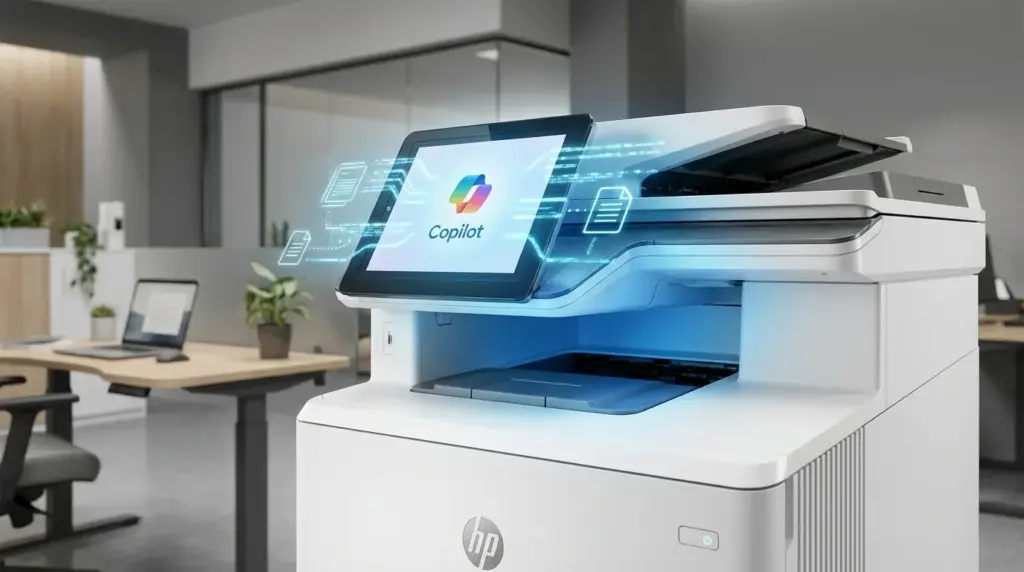 HP druckt Microsofts KI direkt aufs Bürogerät