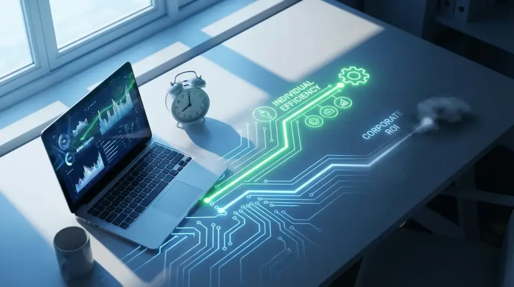 KI-Produktivität: Mitarbeiter gewinnen, Unternehmen verlieren