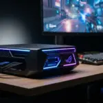 ROG GR70: ASUS‘ Mini-PC bringt Desktop-Power auf drei Liter
