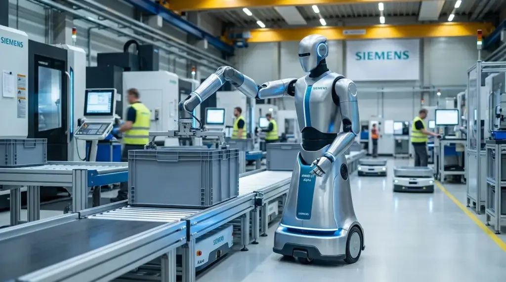 Siemens testet Humanoid-Roboter erfolgreich in Erlangen