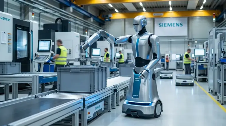 Siemens testet Humanoid-Roboter erfolgreich in Erlangen