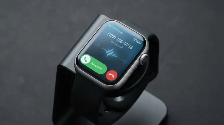 WhatsApp-Designkonzept zeigt Apple Watch mit Sprachanrufen