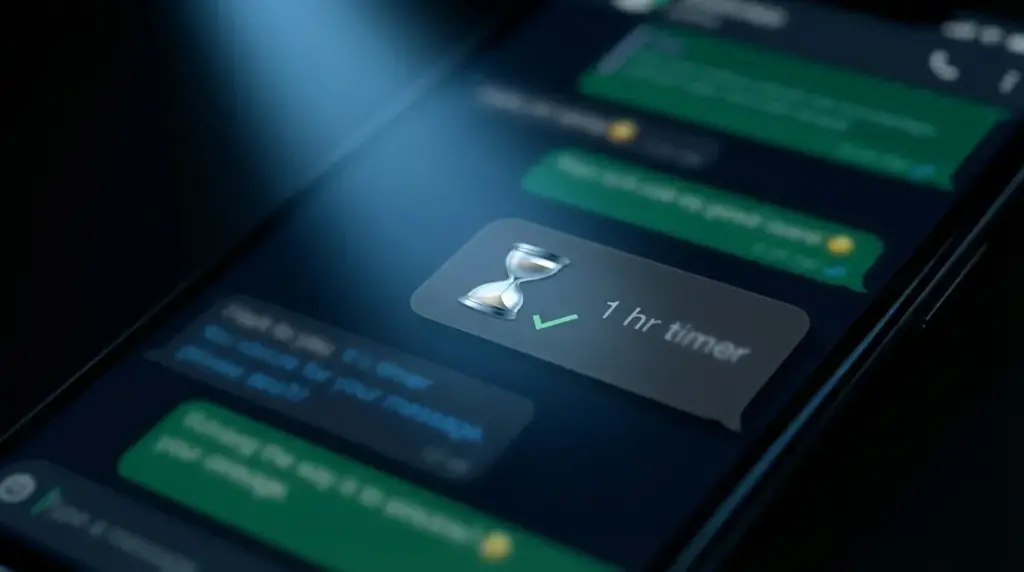 WhatsApp testet Selbstzerstörung für Nachrichten nach einer Stunde